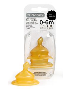 TETINA LATEX ANATOMICA SUAVINEX T 1M 2 U