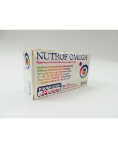 NUTROF OMEGA CAPS 36 CAPS