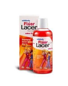 LACER COLUTORIO FLUOR DIARIO 0.05 % FRESA 500 ML